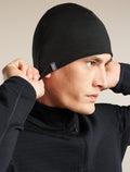 260 Oasis Vertex Reversible Beanie Chillwave Black/Obsidian/J - 9