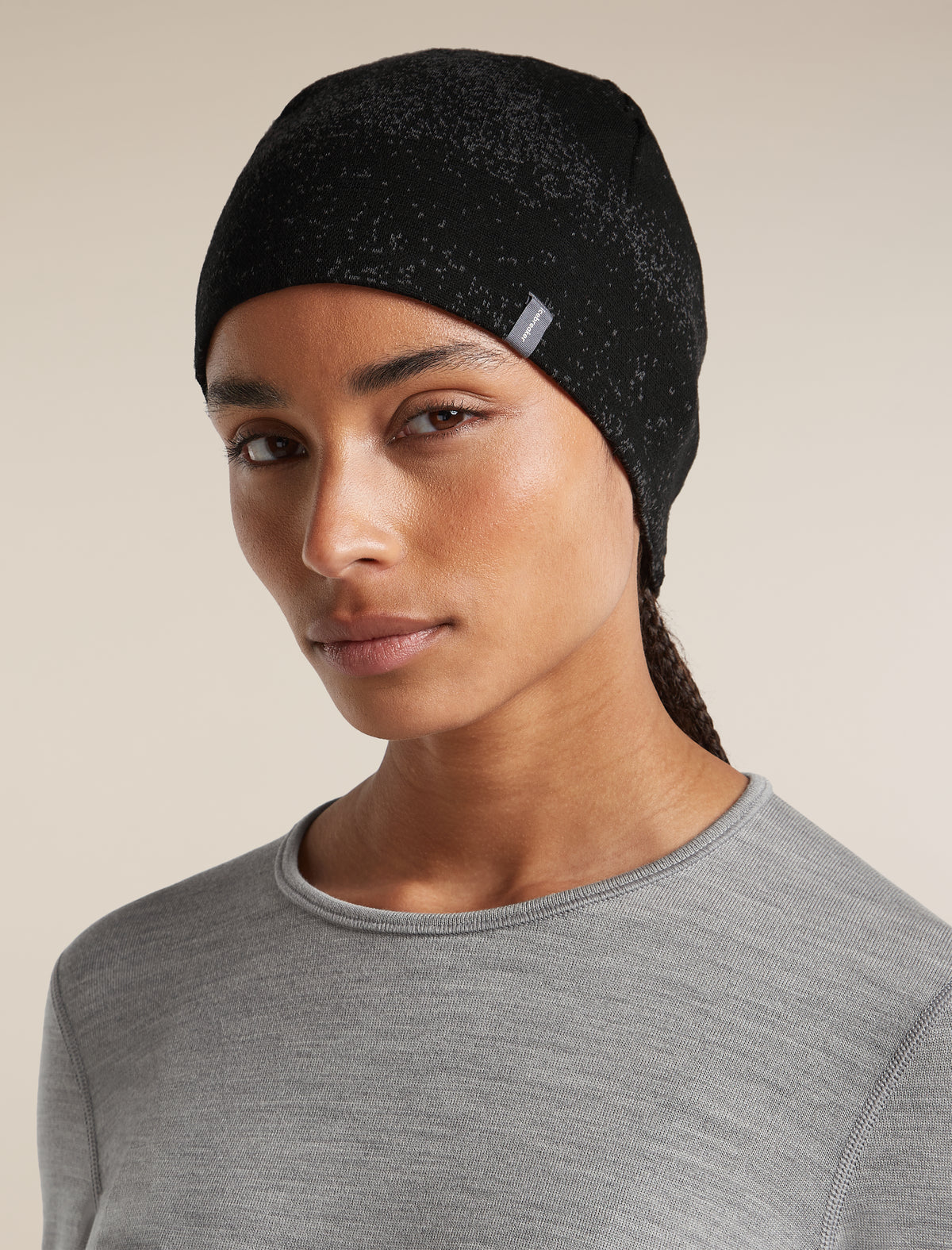 260 Oasis Vertex Reversible Beanie Chillwave Black/Obsidian/J - 14