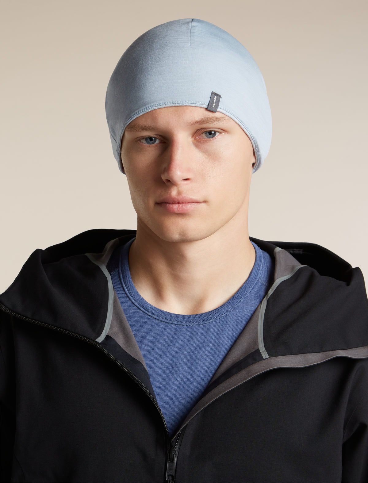 260 Oasis Vertex Reversible Beanie Chillwave Snow/Zinc Blue/J - 7