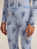 200 Oasis Leggings Bear Tour AOP Zinc Blue/Aop - 10
