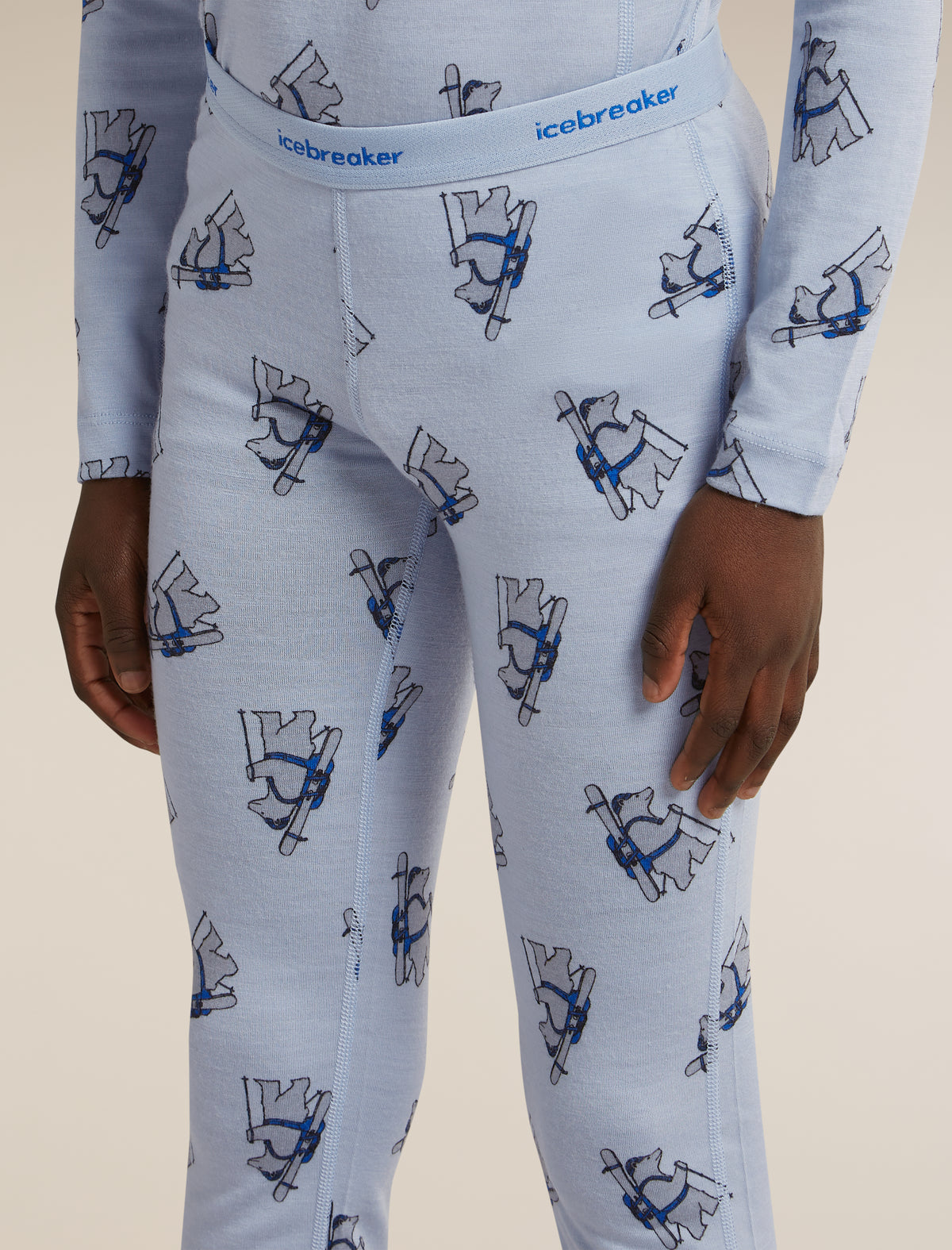 200 Oasis Leggings Bear Tour AOP Zinc Blue/Aop - 7