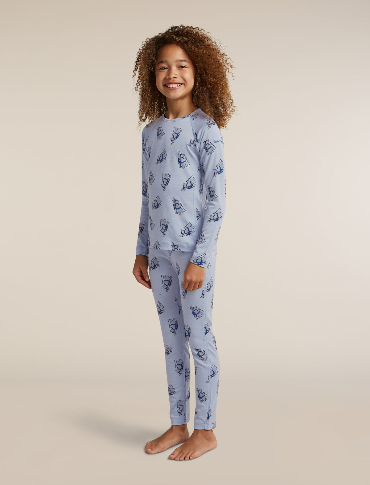 200 Oasis Leggings Bear Tour AOP Zinc Blue/Aop - 9