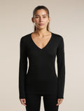 260 Oasis V Neck Black - 1
