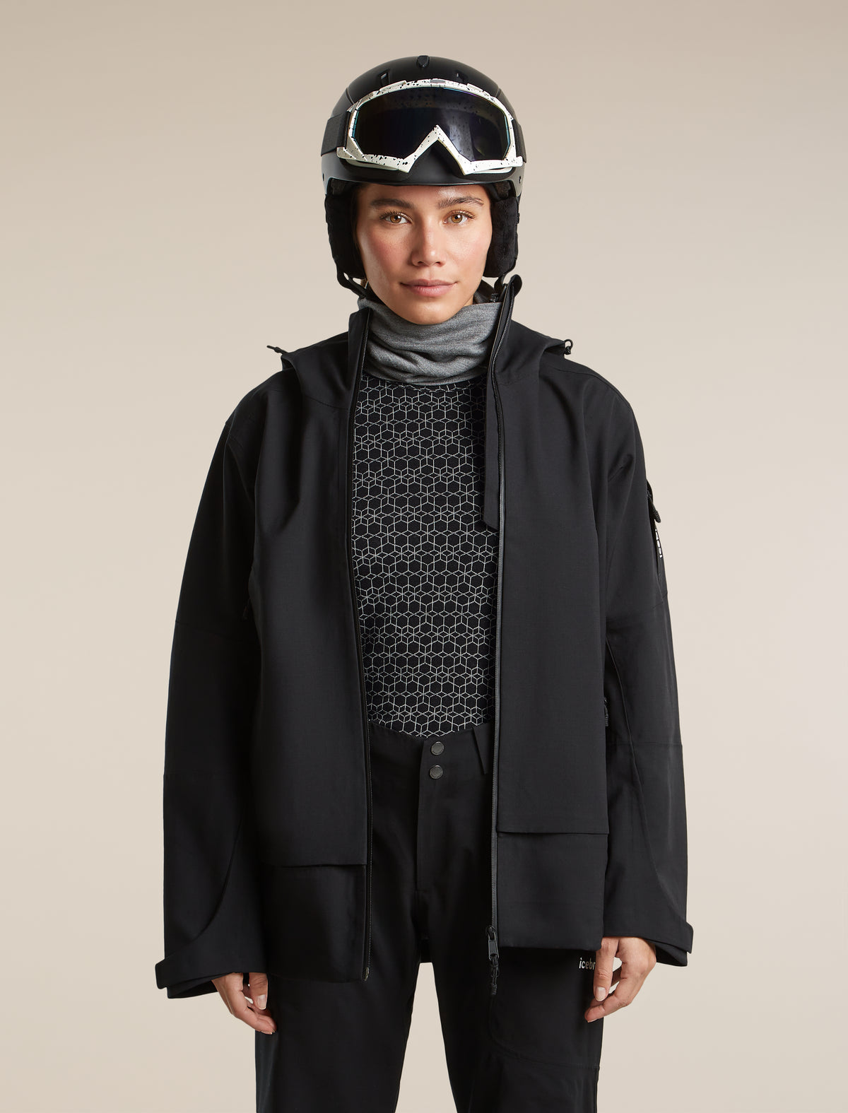 260 Oasis Vertex Crewe Alpine Geo Black/Snow/J - 5