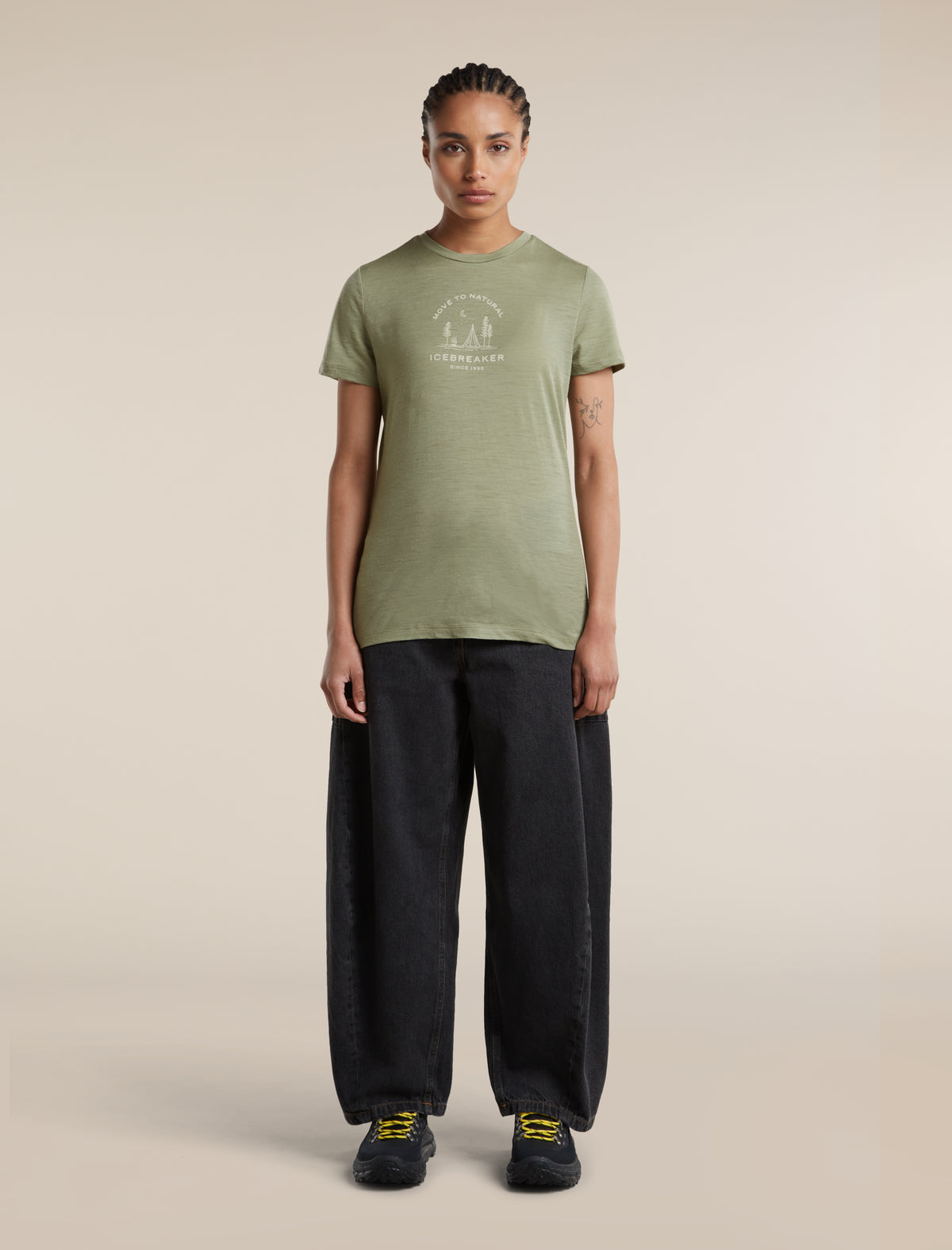 T-shirt 150 Tech Lite Peaceful Pass Lichen - 3