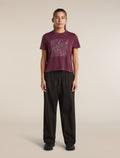 T-shirt corta 150 Tech Lite Great Heights Dk Berry - 3