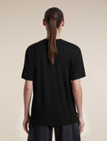 T-shirt 150 Tech Lite Relaxed icebreaker Heritage Black - 2