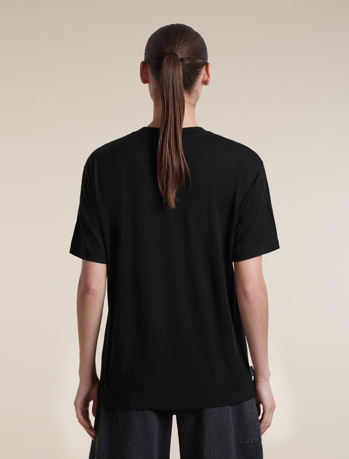 T-shirt 150 Tech Lite Relaxed icebreaker Heritage Black - 2