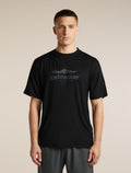 T-shirt 150 Tech Lite Relaxed icebreaker Heritage Black - 1