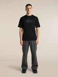 T-shirt 150 Tech Lite Relaxed icebreaker Heritage Black - 3