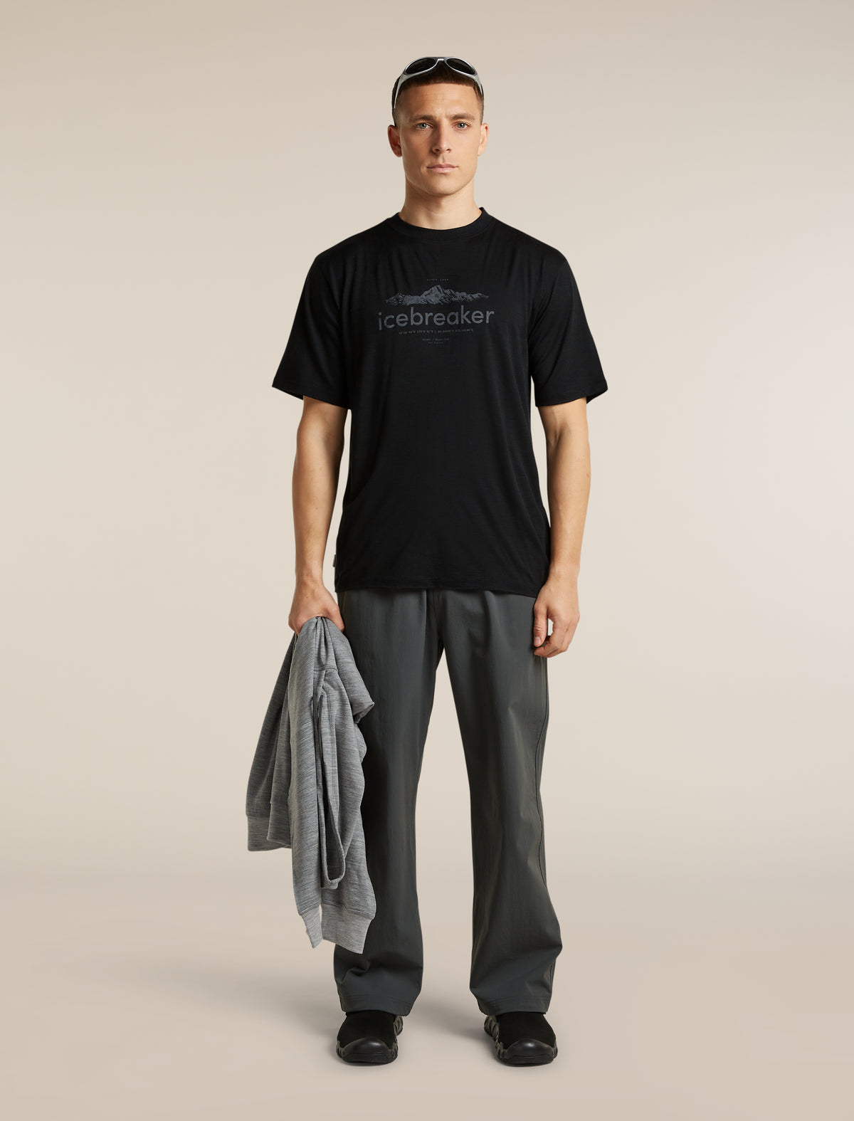T-shirt 150 Tech Lite Relaxed icebreaker Heritage Black - 4