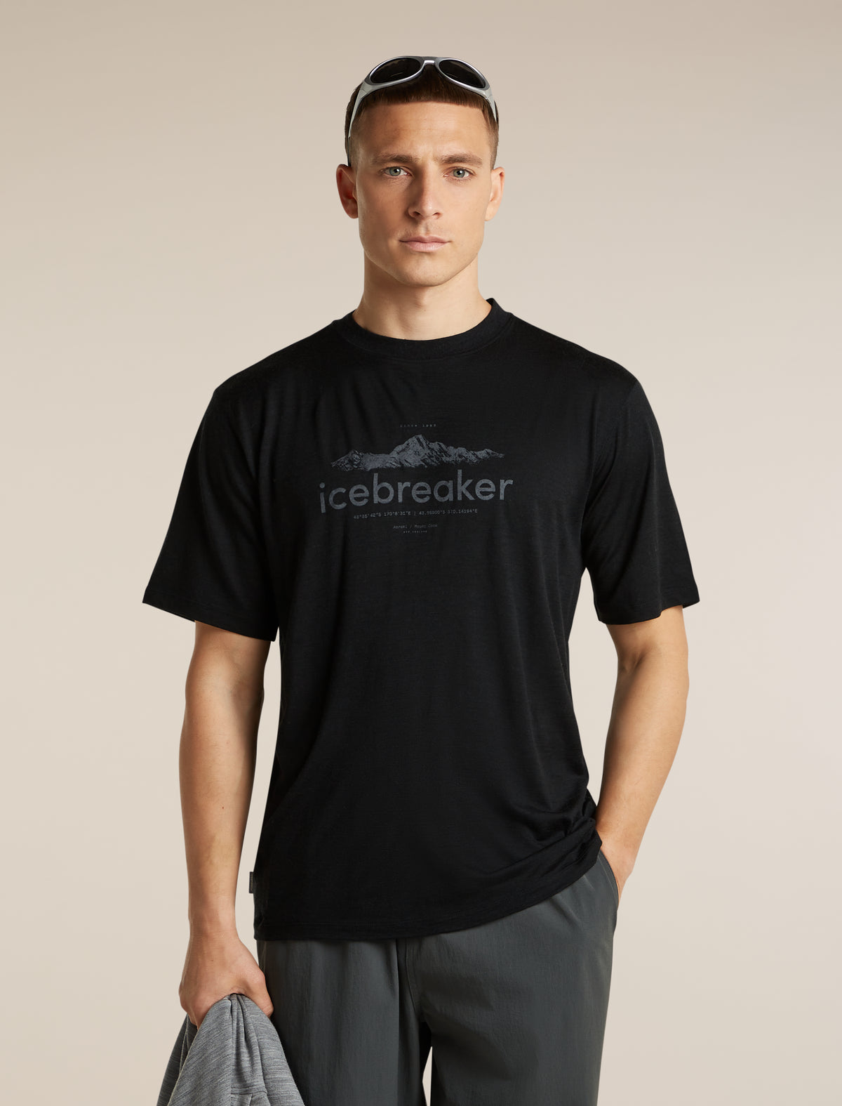 T-shirt 150 Tech Lite Relaxed icebreaker Heritage Black - 5
