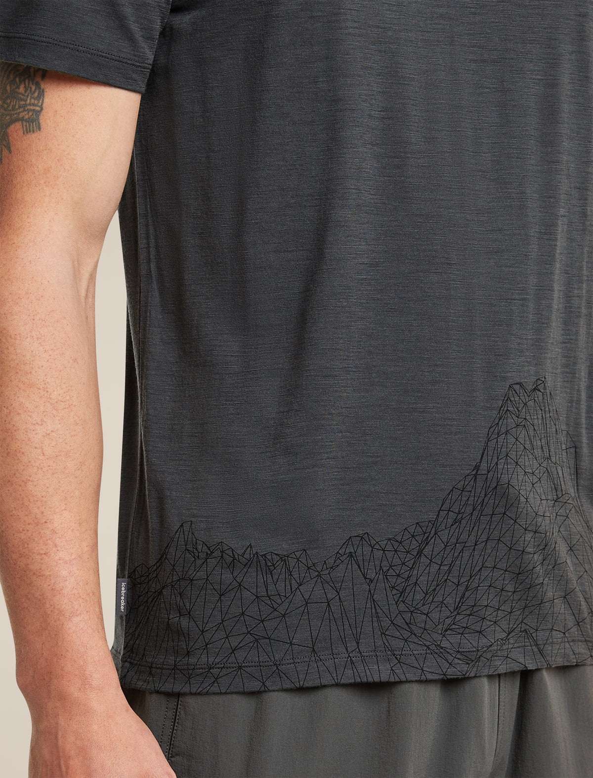 T-shirt 150 Tech Lite 3D Mapping Obsidian - 7