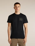 T-shirt 150 Tech Lite Forest Footsteps Black - 1