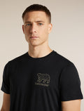 T-shirt 150 Tech Lite Forest Footsteps Black - 6