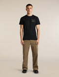 T-shirt 150 Tech Lite Forest Footsteps Black - 3