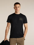 T-shirt 150 Tech Lite Forest Footsteps Black - 5
