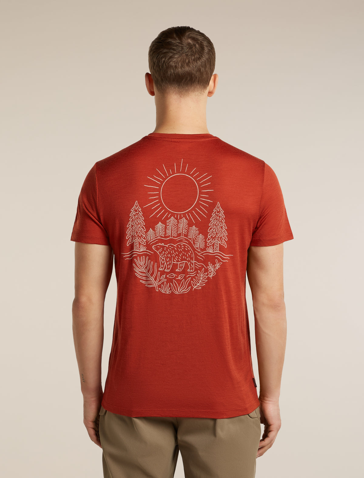 150 Tech Lite T-Shirt Forest Footsteps Agate - 2