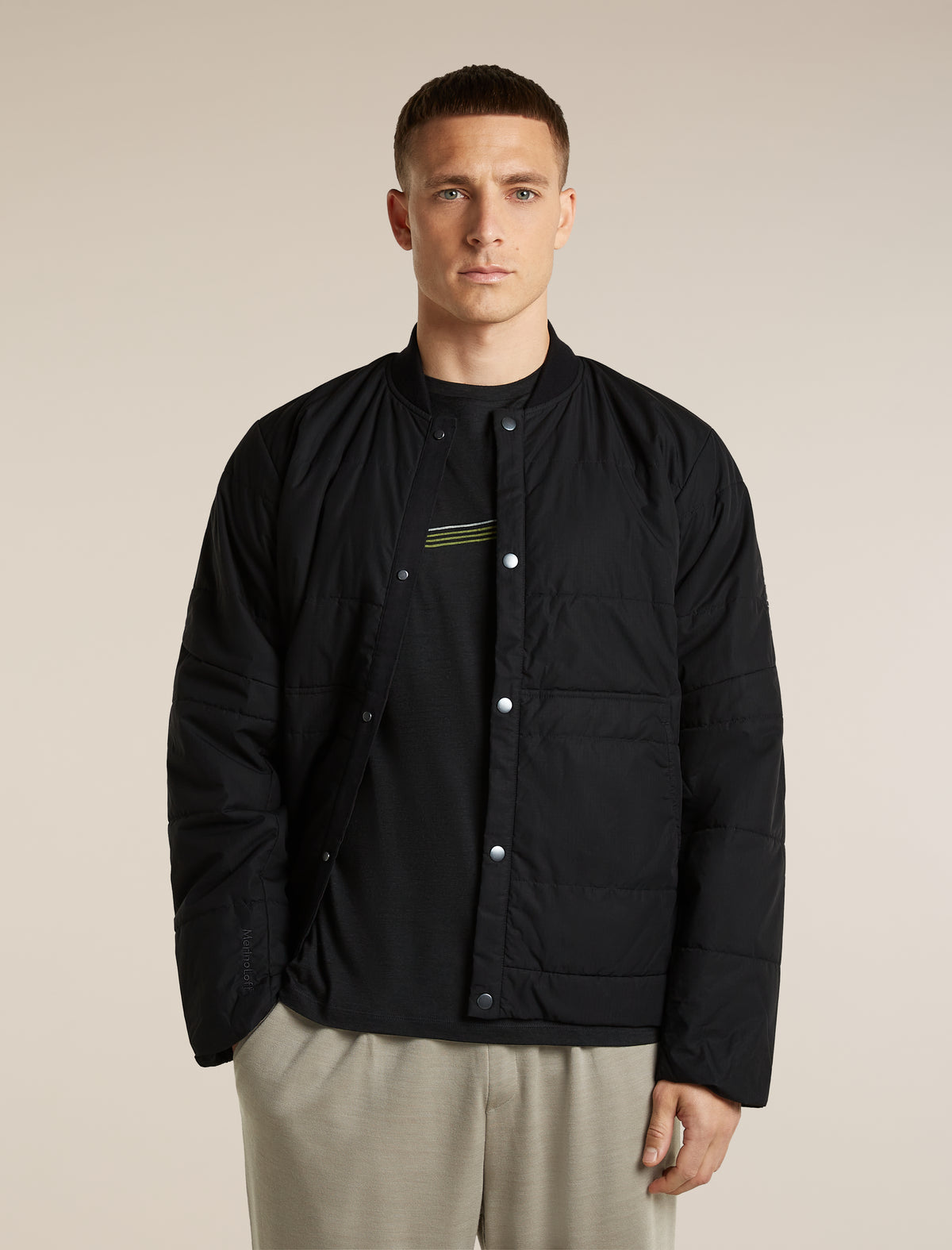 icebreaker® 1360 MerinoLoft™ Milford Bomberjacke Black Men - 5