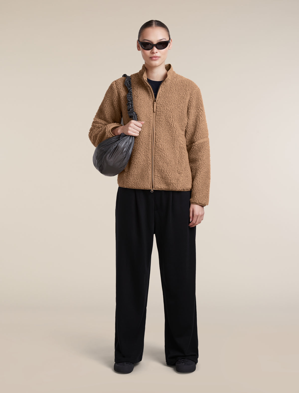 icebreaker® 960 RealFleece™ High Pile med dragkedja Bay Hthr/Cumn Women - 4