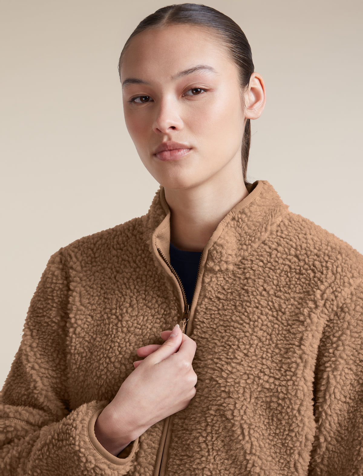 icebreaker® 960 RealFleece™ High Pile med dragkedja Bay Hthr/Cumn Women - 6