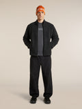 icebreaker® 960 RealFleece™ High Pile med dragkedja Jet Hthr/Black Men - 4