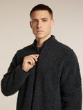 icebreaker® 960 RealFleece™ High Pile med dragkedja Jet Hthr/Black Men - 6