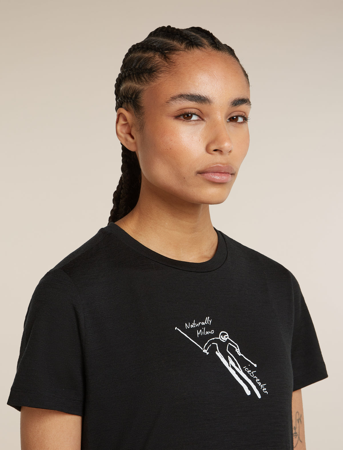 150 Tech Lite T-shirt Naturally Milano Black - 6