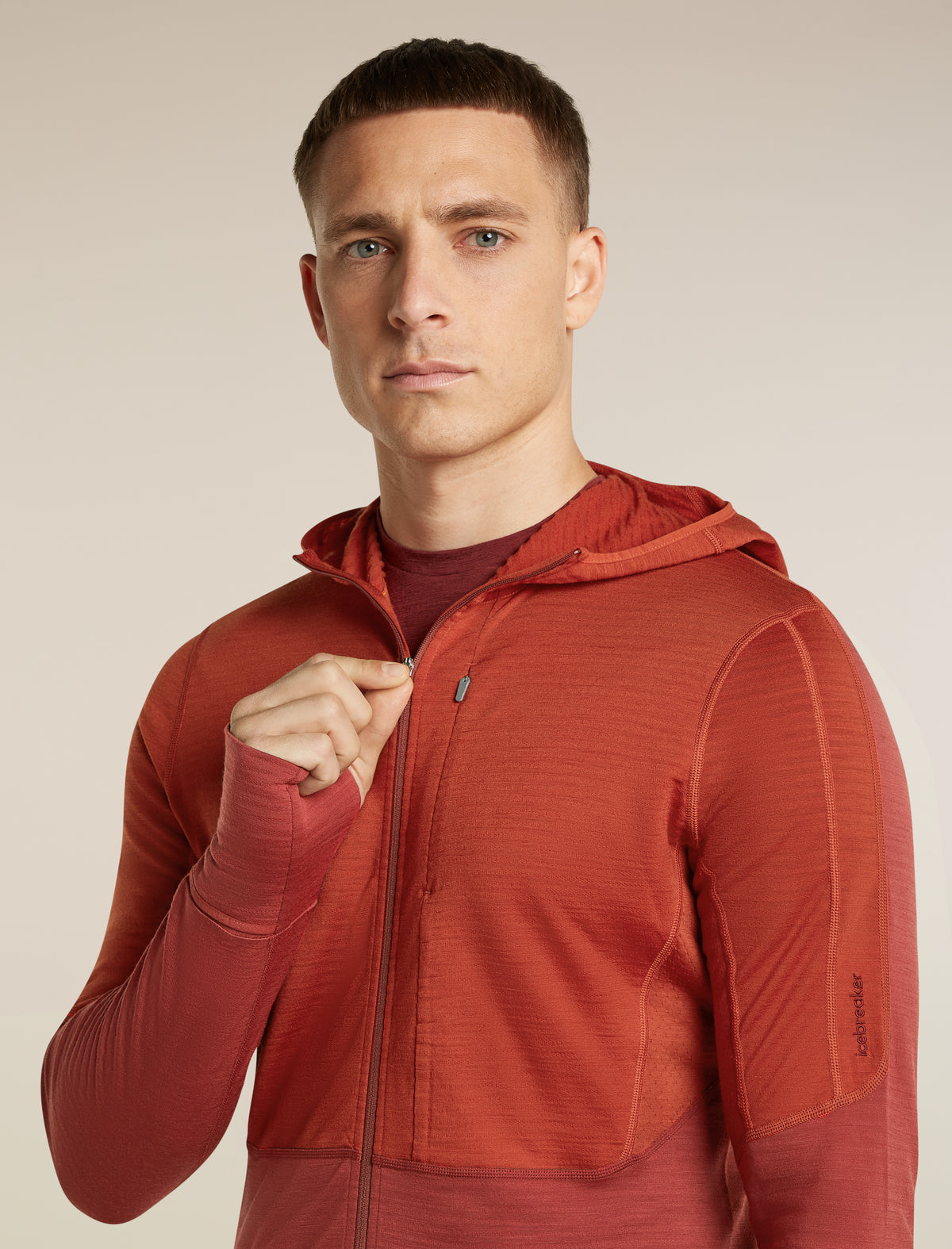 Sweat à capuche zippé 200 RealFleece™ Descender  - 6