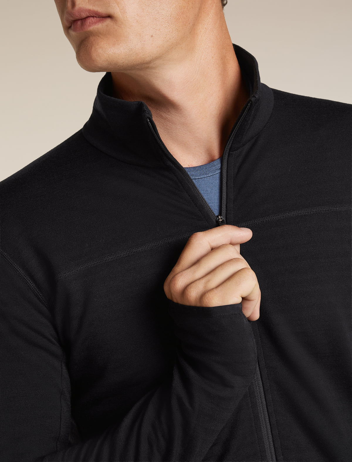 300 RealFleece™ Descender Zip Black - 6