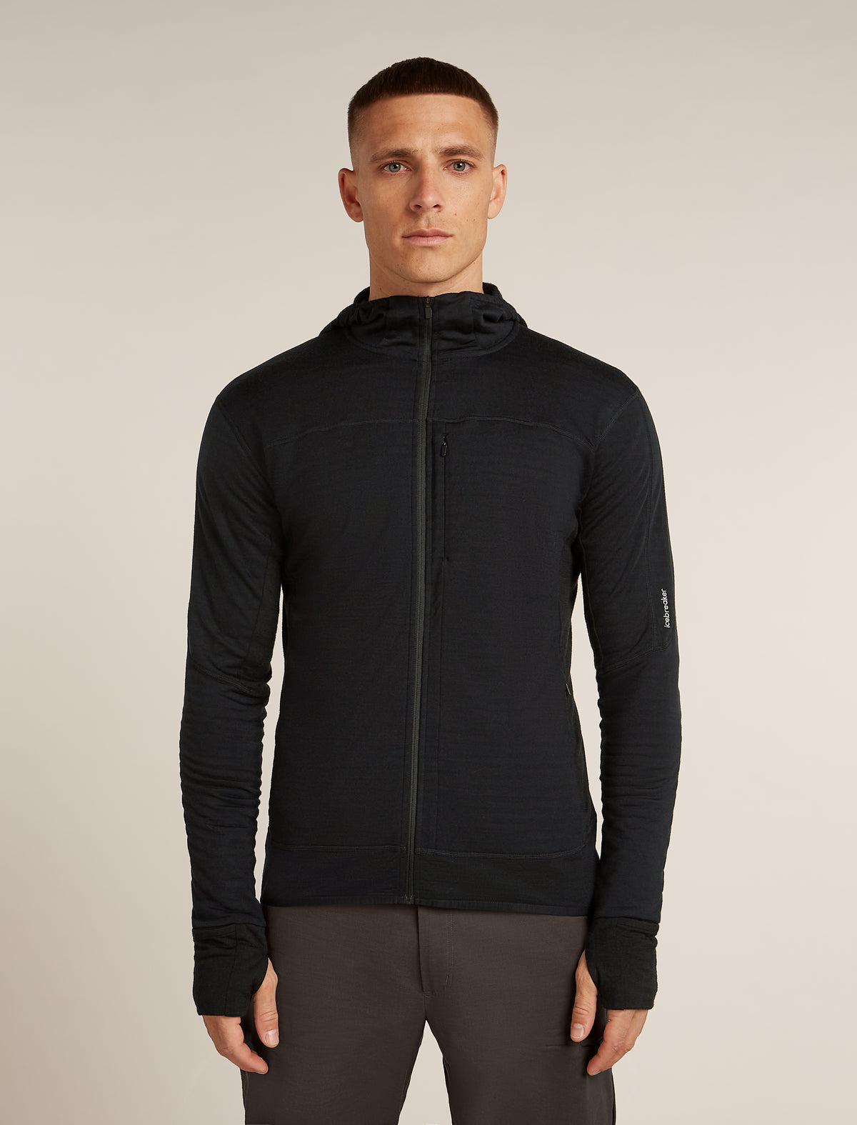 300 RealFleece™ Descender Zip Hoodie Black - 1