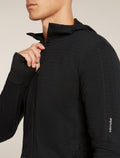300 RealFleece™ Descender Zip Hoodie Black - 7
