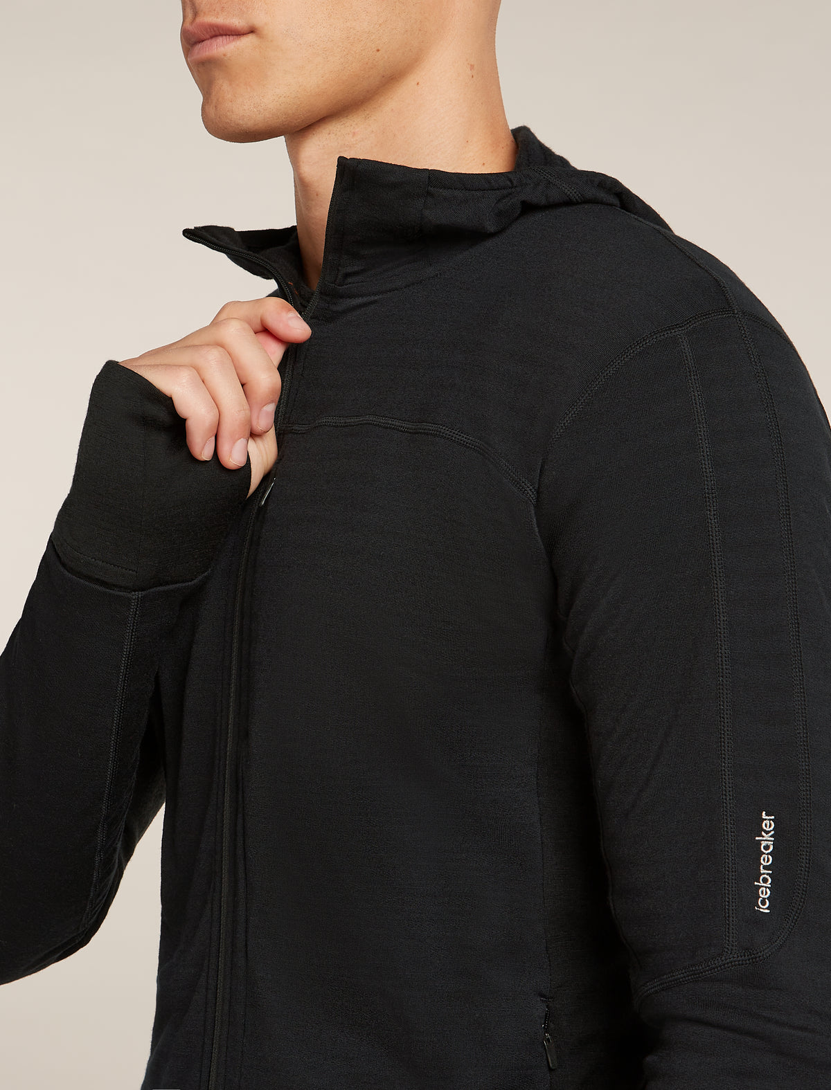300 RealFleece™ Descender Zip Hoodie Black - 7