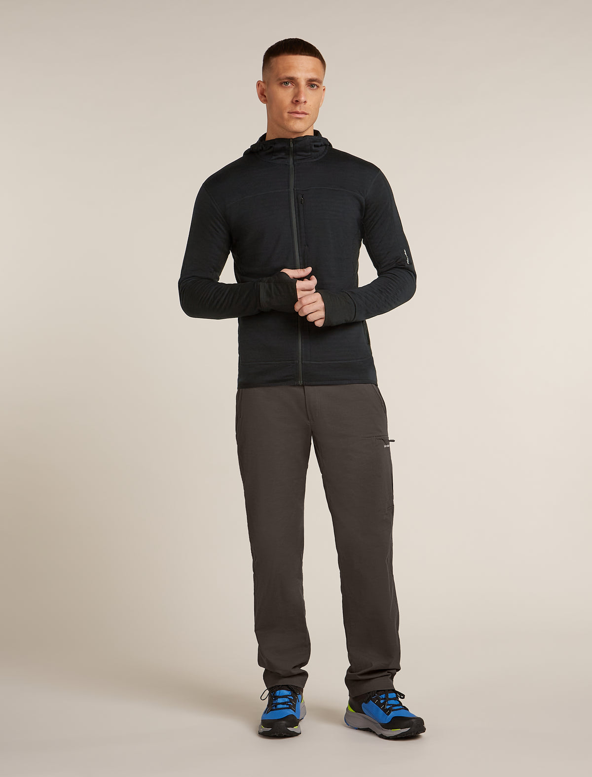 300 RealFleece™ Descender Zip Hoodie Black - 3