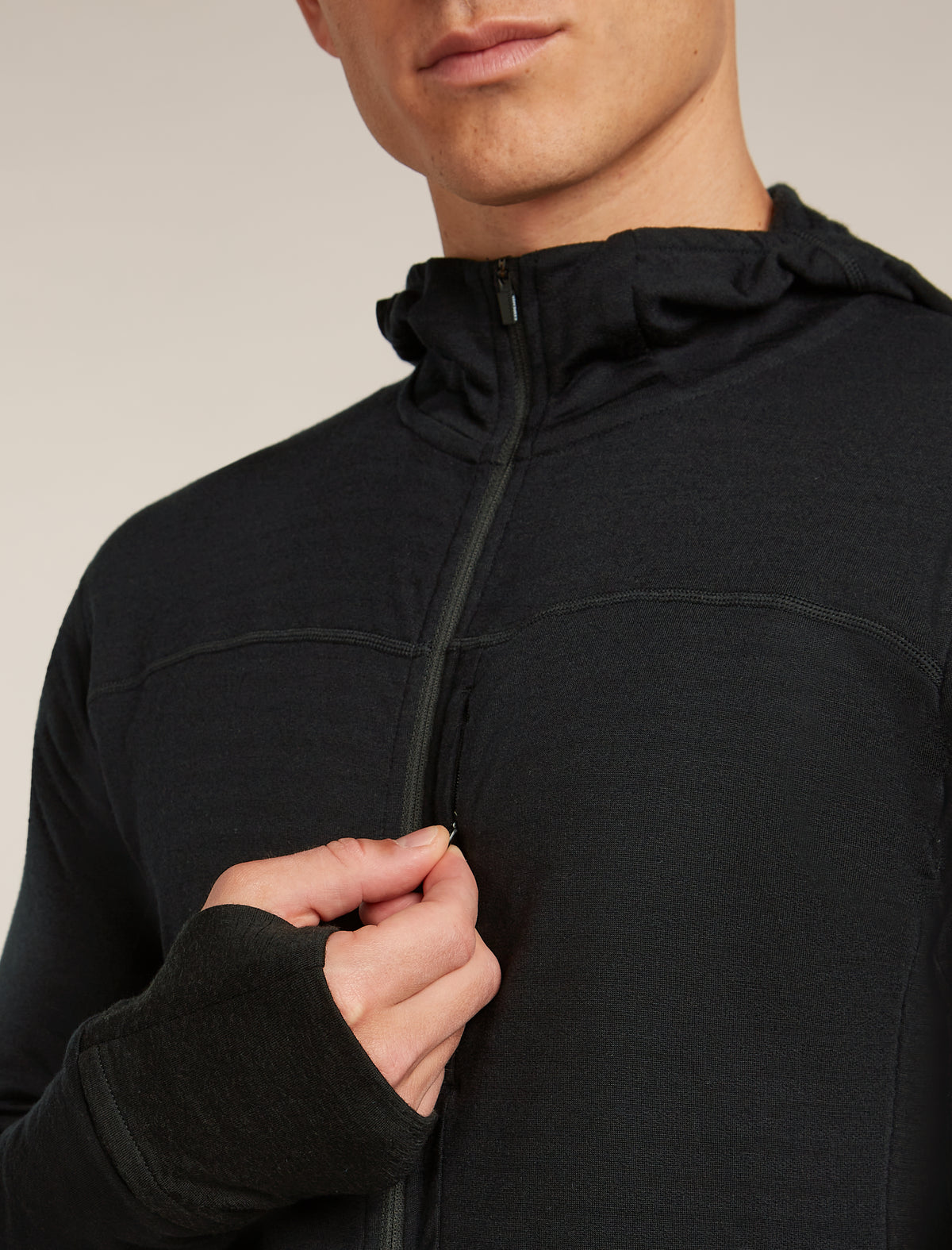 300 RealFleece™ Descender Zip Hoodie Black - 9