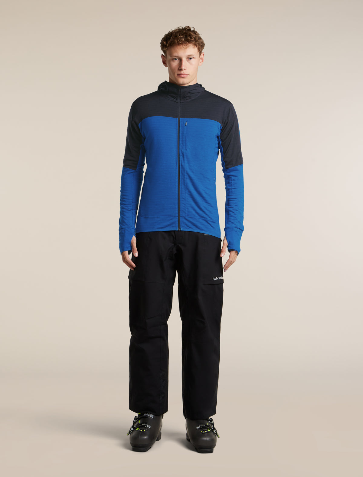 300 RealFleece™ Descender Zip Hoodie Lazurite/Midnight Navy/Cb - 3