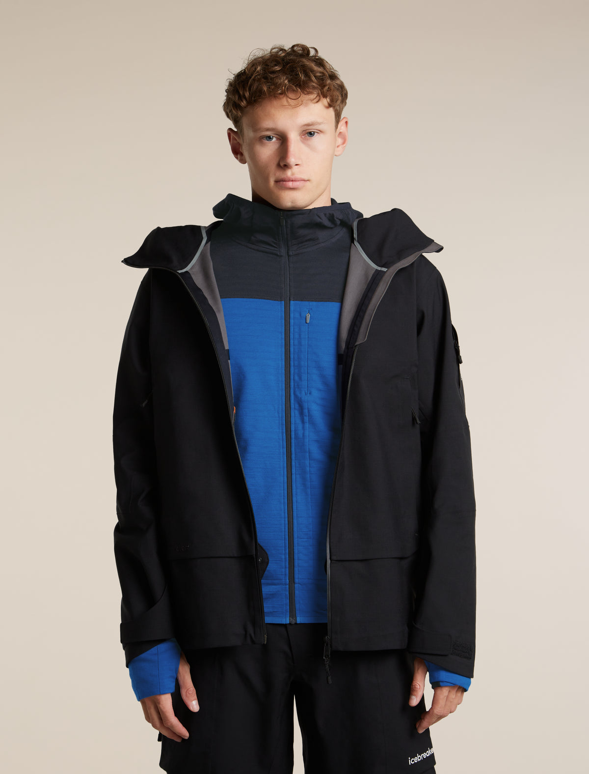 300 RealFleece™ Descender Zip Hoodie Lazurite/Midnight Navy/Cb - 5
