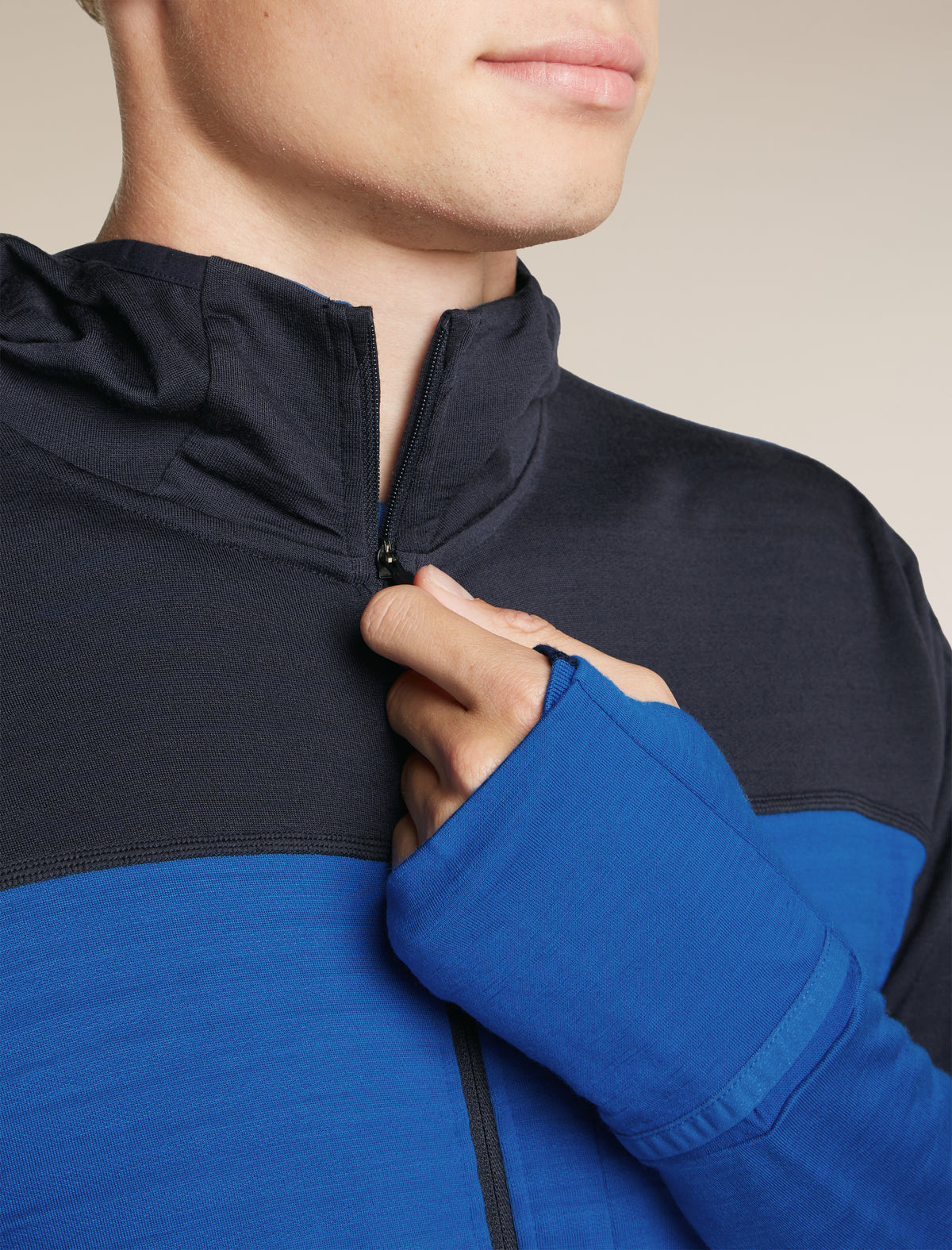 300 RealFleece™ Descender Zip Hoodie Lazurite/Midnight Navy/Cb - 6