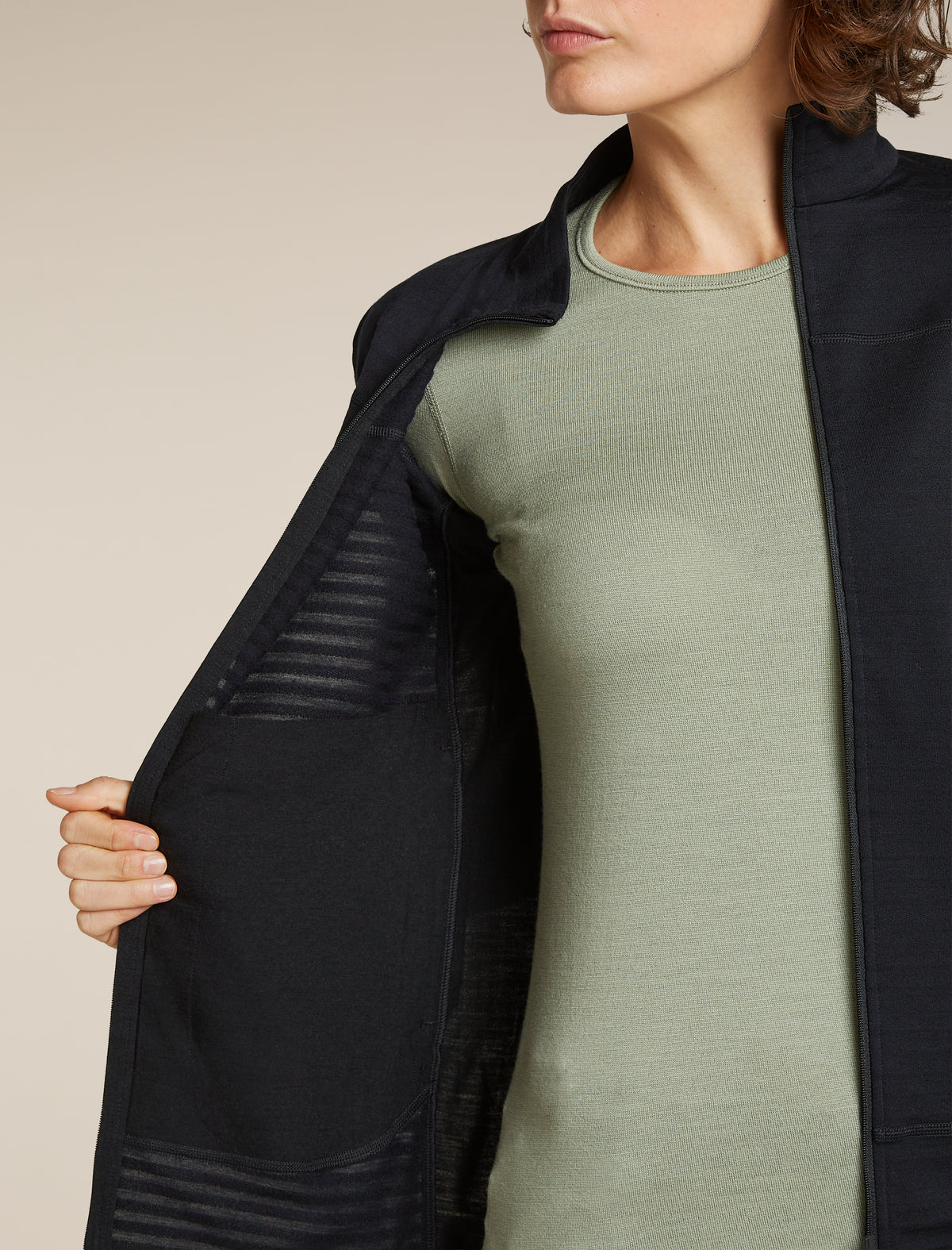 300 RealFleece™ Descender Zip Black - 8