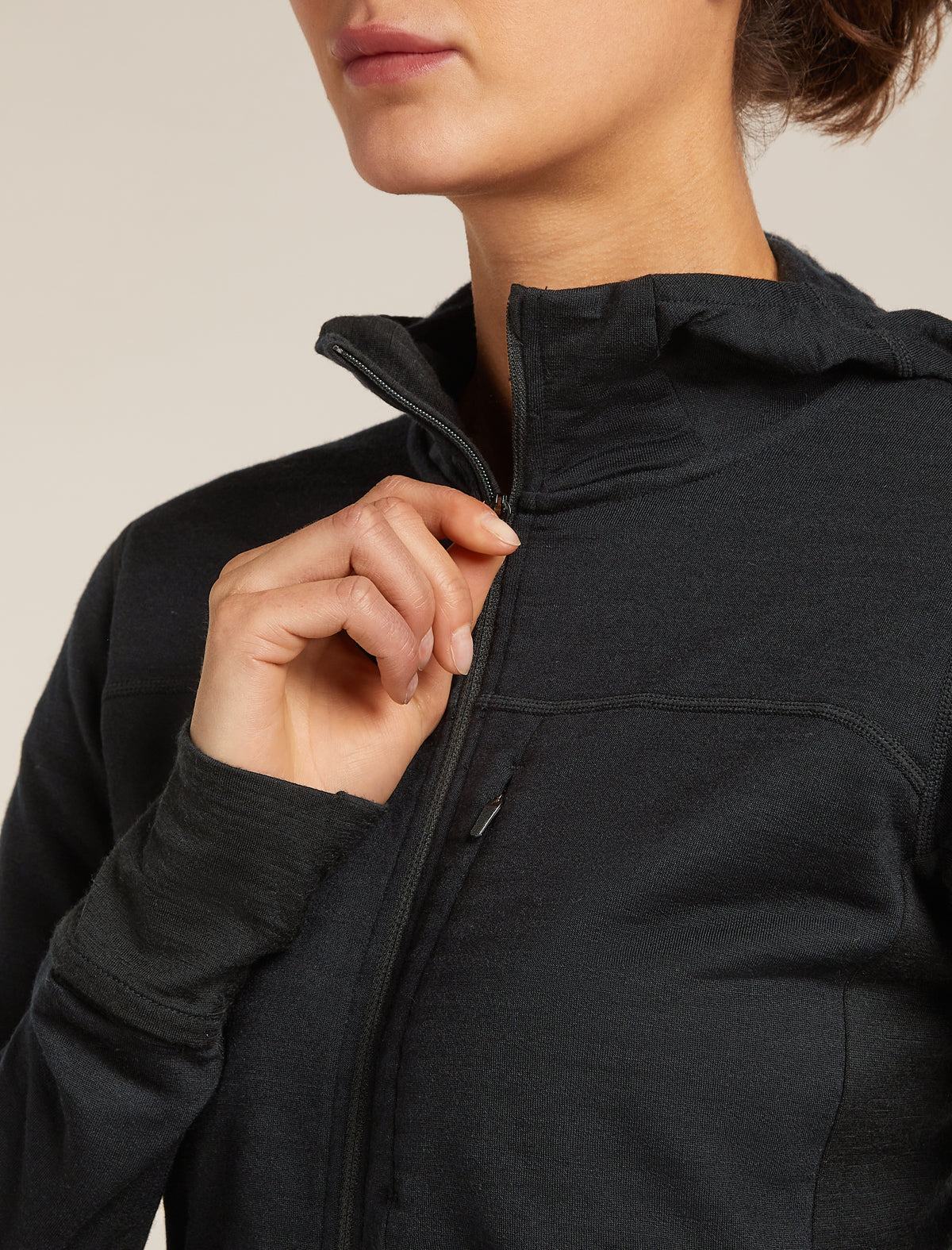 300 RealFleece™ Descender Zip Hoodie Black - 7