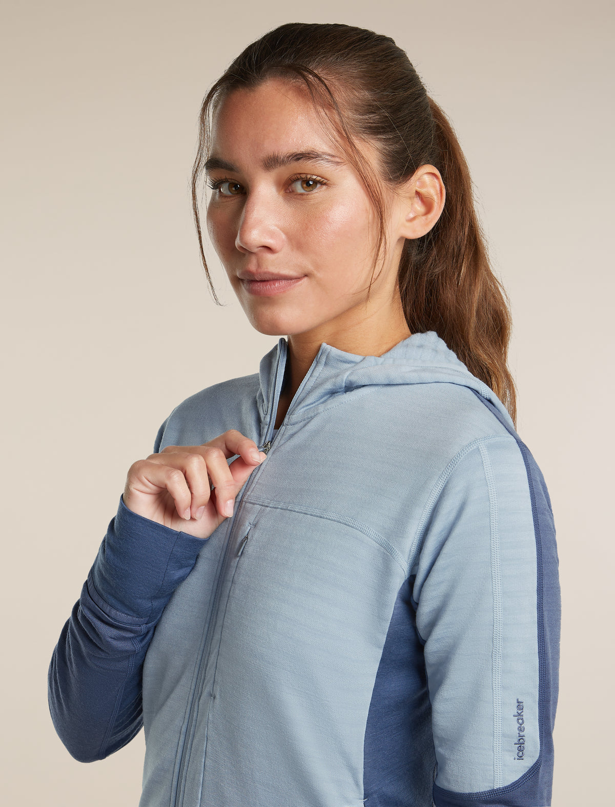 300 RealFleece™ Descender Zip Hoodie Dawn/Zincblue/Cb - 6