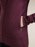 300 RealFleece™ Descender Zip Hoodie Dk Berry - 9