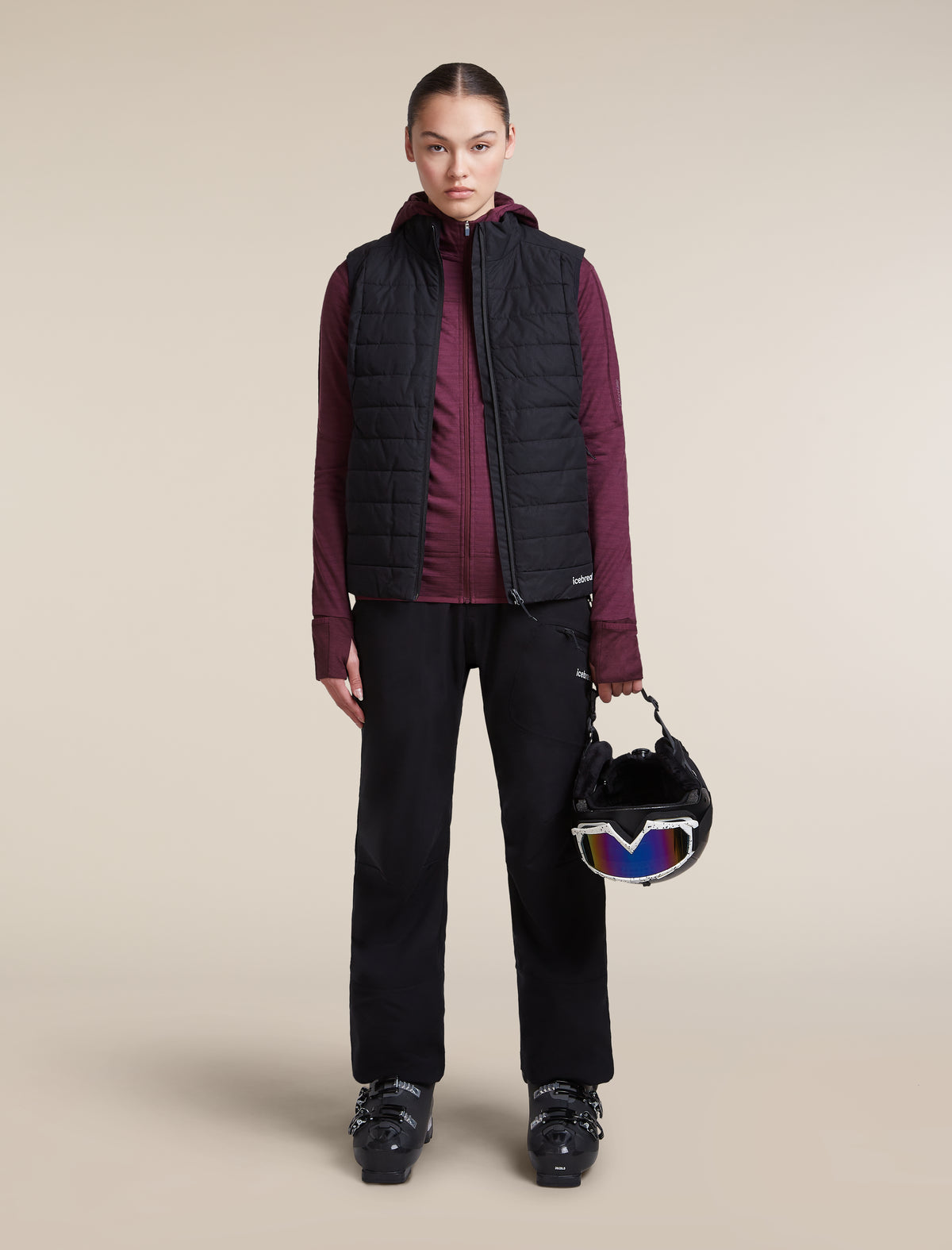 300 RealFleece™ Descender Zip Hoodie Dk Berry - 4