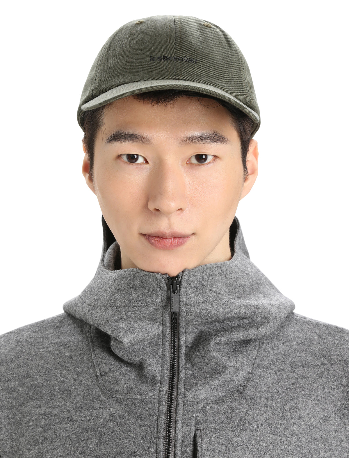 Unisex Merino Blend Icebreaker 6 Panel Hat Loden/black - 6