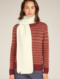 Unisex RealFleece™ Merino High Pile Scarf Ecru heather - 4