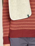 Unisex RealFleece™ Merino High Pile Scarf Ecru heather - 5