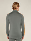 Men's 200 Sonebula Long Sleeve High Neck Thermal Top Galaxy/Moss/Blaze - 3