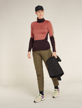 Women's 200 Sonebula Long Sleeve High Neck Thermal Top Bittersweet/Cedar - 5