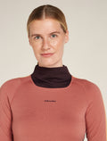 Women's 200 Sonebula Long Sleeve High Neck Thermal Top Bittersweet/Cedar - 6