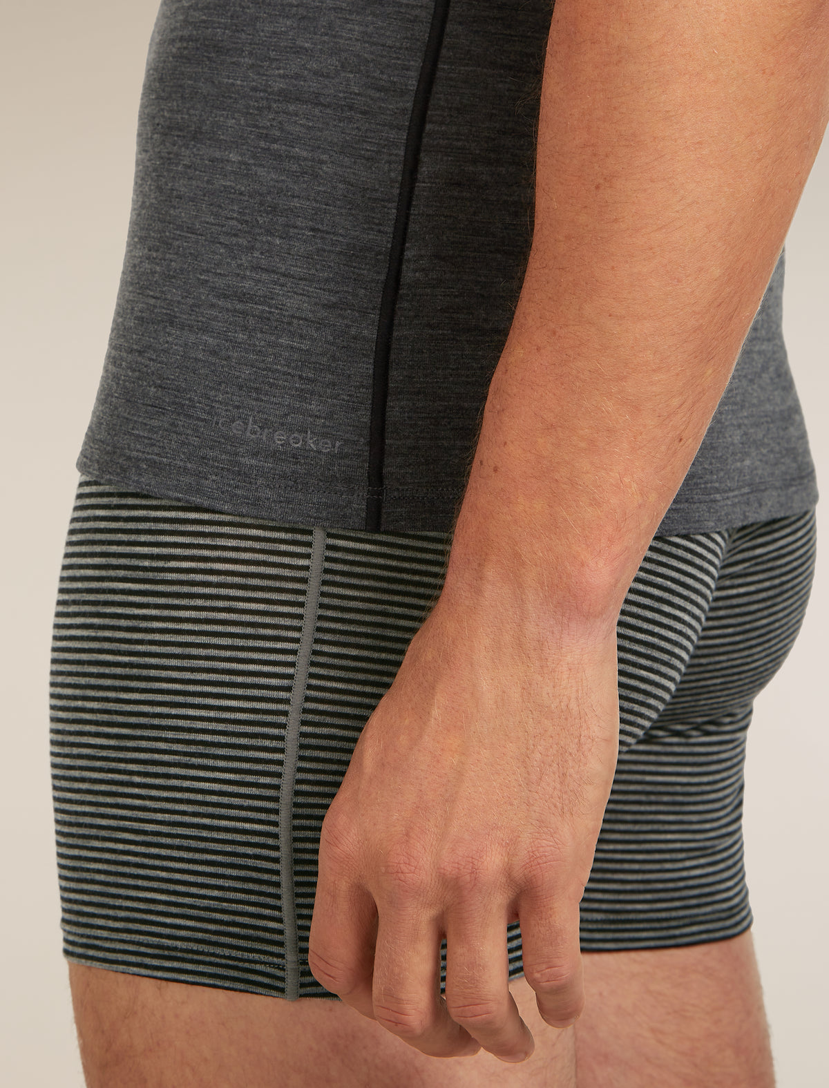 icebreaker® 150 Anatomica Oberteil Jet Heather Men - 7